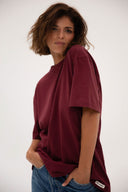 T-shirt Delulu Burgundy