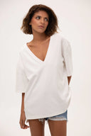 T-shirt Vee Off White