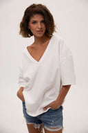 T-shirt Vee Off White