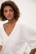 T-shirt Vee Off White