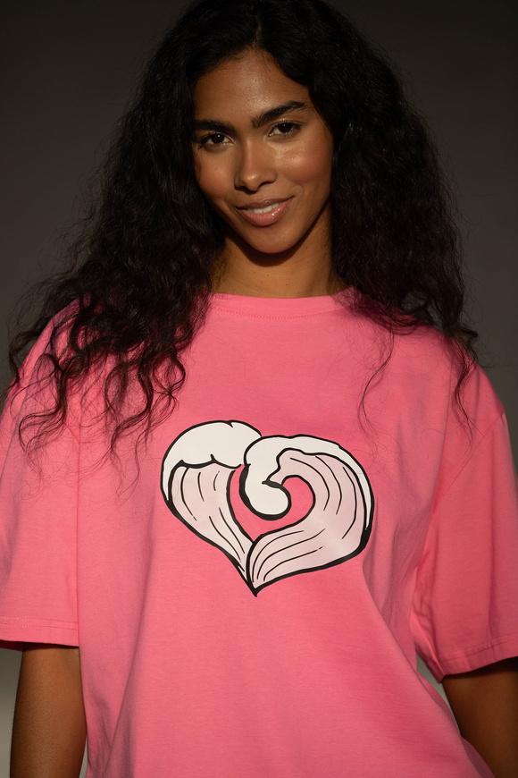 T-SHIRT HEART BLUSH