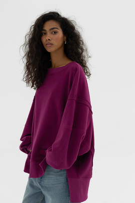 BLUZA OFF MAGENTA PURPLE