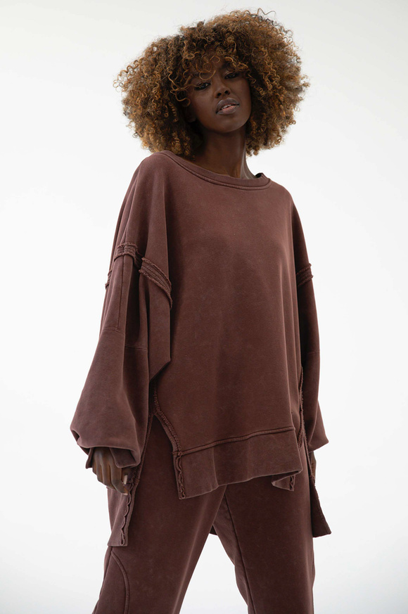 BLUZA OFF VINTAGE CHOCOLATE