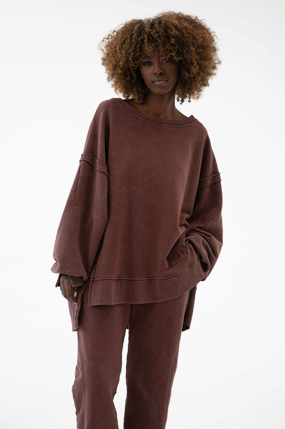 BLUZA OFF VINTAGE CHOCOLATE