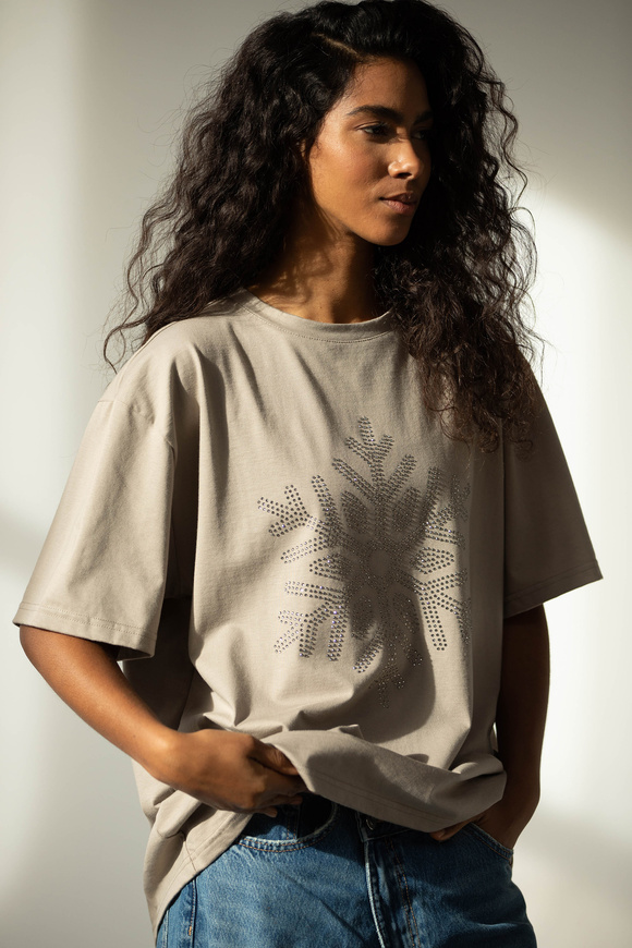 T-SHIRT SNOWFLAKE OAT