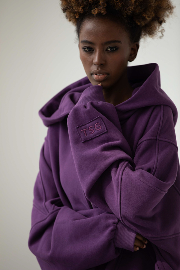 BLUZA ZIPPER BLUEBERRY