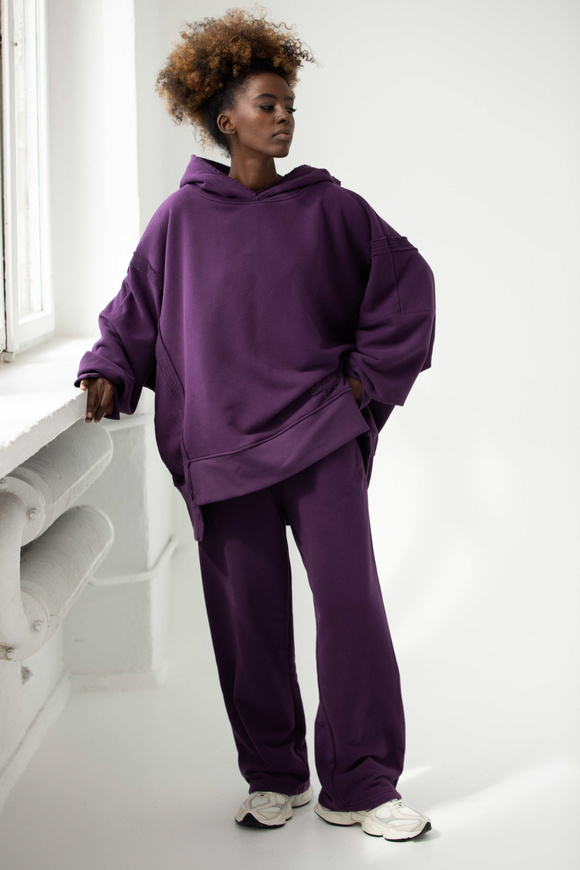 SPODNIE STRAIGHT LEG BLUEBERRY