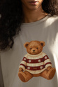 T-SHIRT COZY CUB OAT