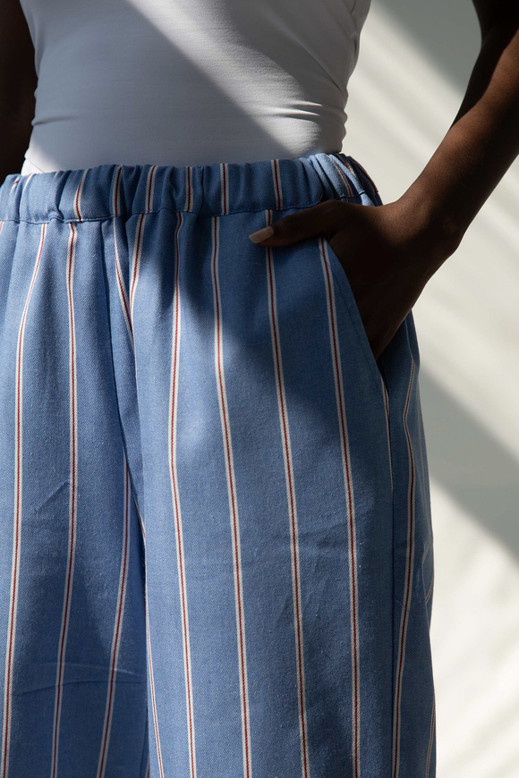 SPODNIE STRIPES DENIM