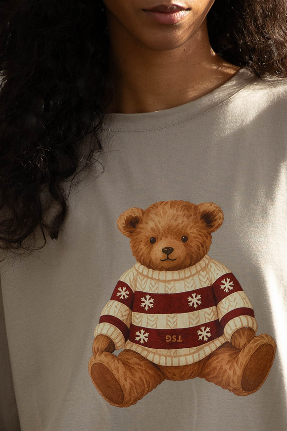 T-SHIRT COZY CUB OAT