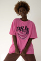 T-SHIRT BANANAS VINTAGE PINK