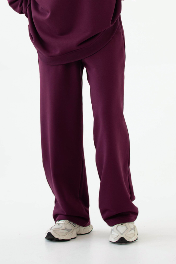 SPODNIE STRAIGHT LEG GRAPE WINE
