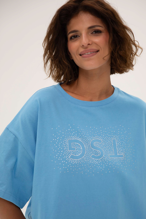 T-SHIRT CRYSTAL BLUE