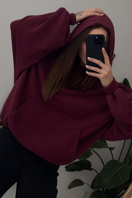 BLUZA BIGGY VINTAGE BURGUNDY