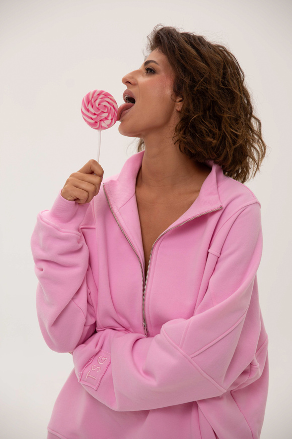 BLUZA HALF ZIP BON BON