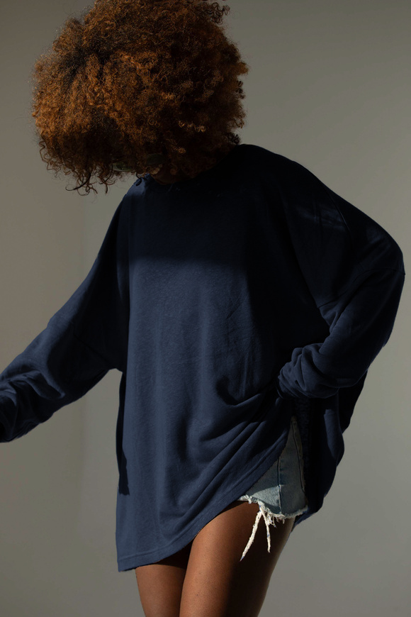 LONGSLEEVE FEEL NAVY