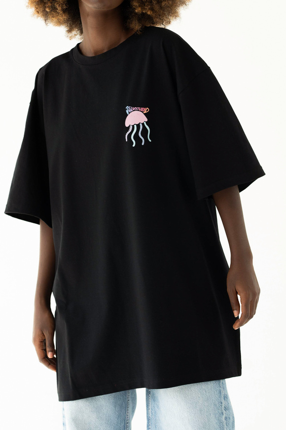 T-SHIRT OCEAN STORIES BLACK