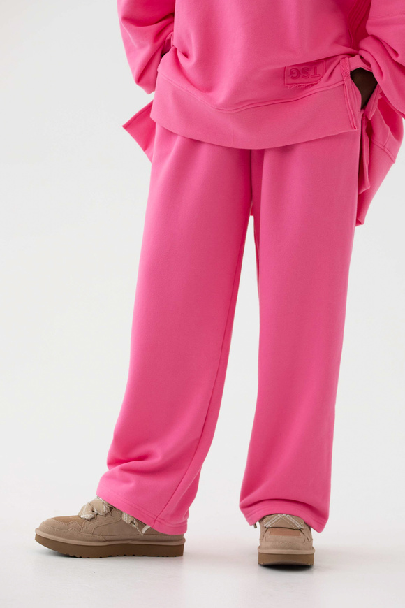 SPODNIE STRAIGHT LEG BLUSH