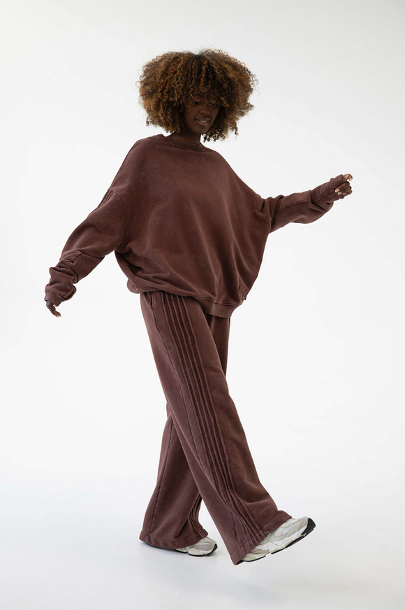 BLUZA LINEAR VINTAGE CHOCOLATE