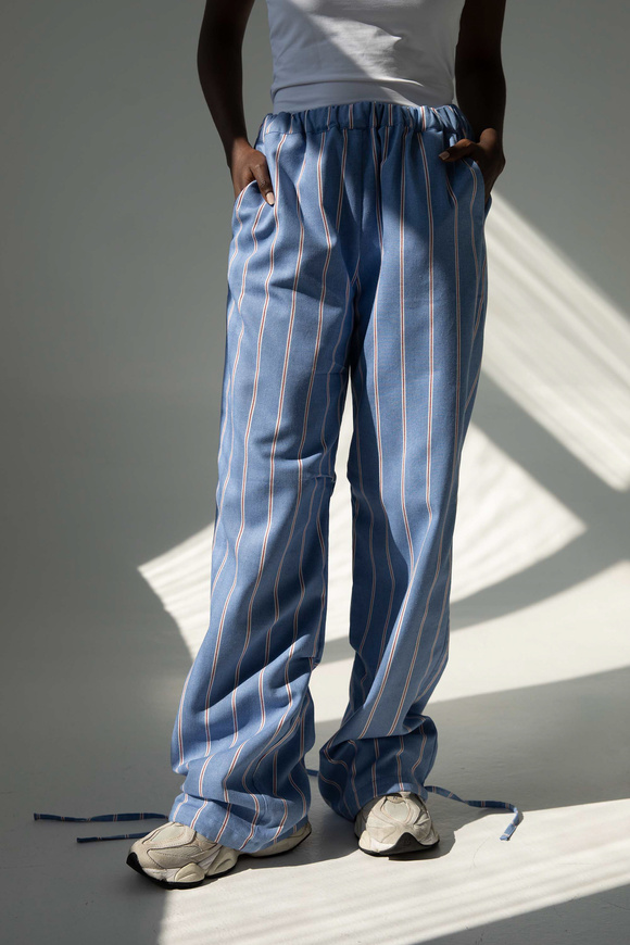 SPODNIE STRIPES DENIM