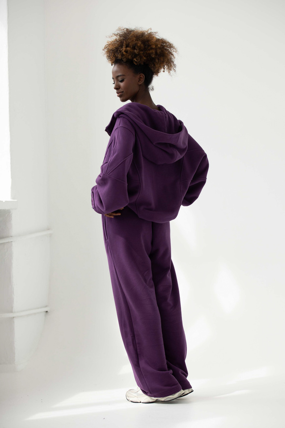 BLUZA ZIPPER BLUEBERRY