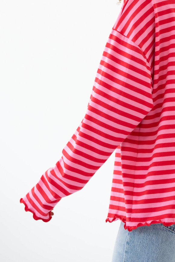 LONGSLEEVE SHAKE REDDISH PINK