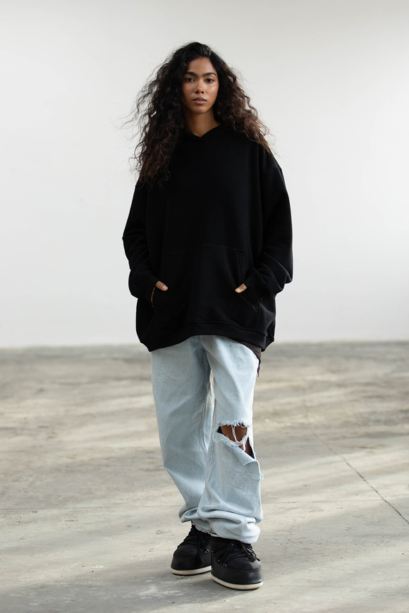 BLUZA SNOWFLAKE SILVER BLACK