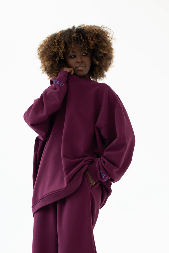 BLUZA EASY GRAPE WINE