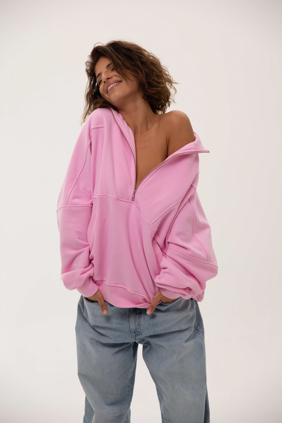 BLUZA HALF ZIP BON BON