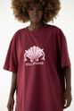 T-SHIRT OCEAN LOVE BURGUNDY