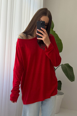 LONGSLEEVE FEEL PURE RED