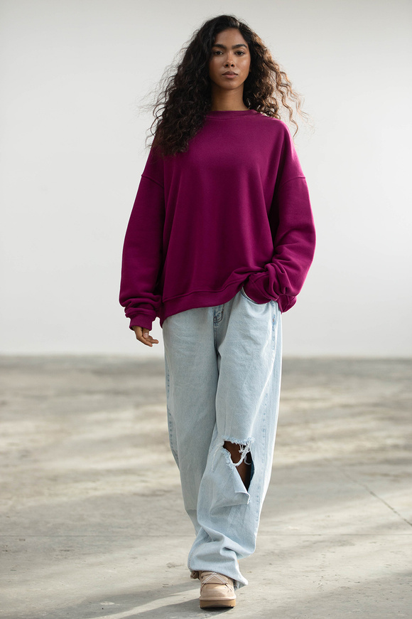 BLUZA REVERSE DUSTY MAUVE