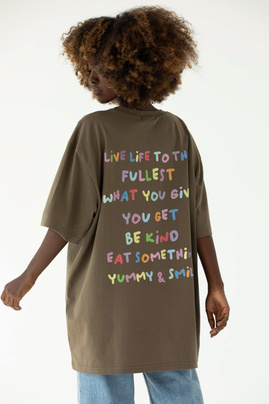 T-SHIRT LIVE KHAKI