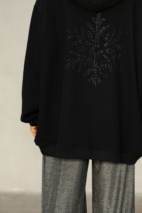 BLUZA SNOWFLAKE SHADOW BLACK